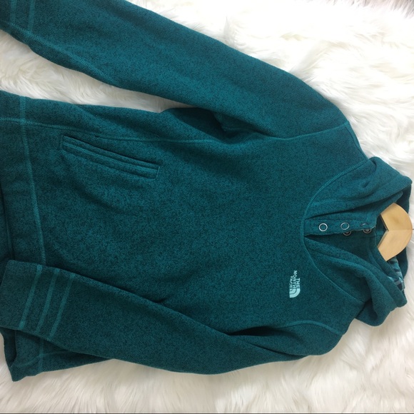 The North Face Tops - Warm Turquoise North Face Fleece