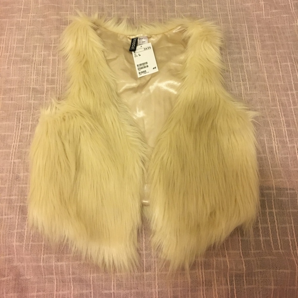 Faux fur vest
