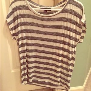 Black and white striped sweater t