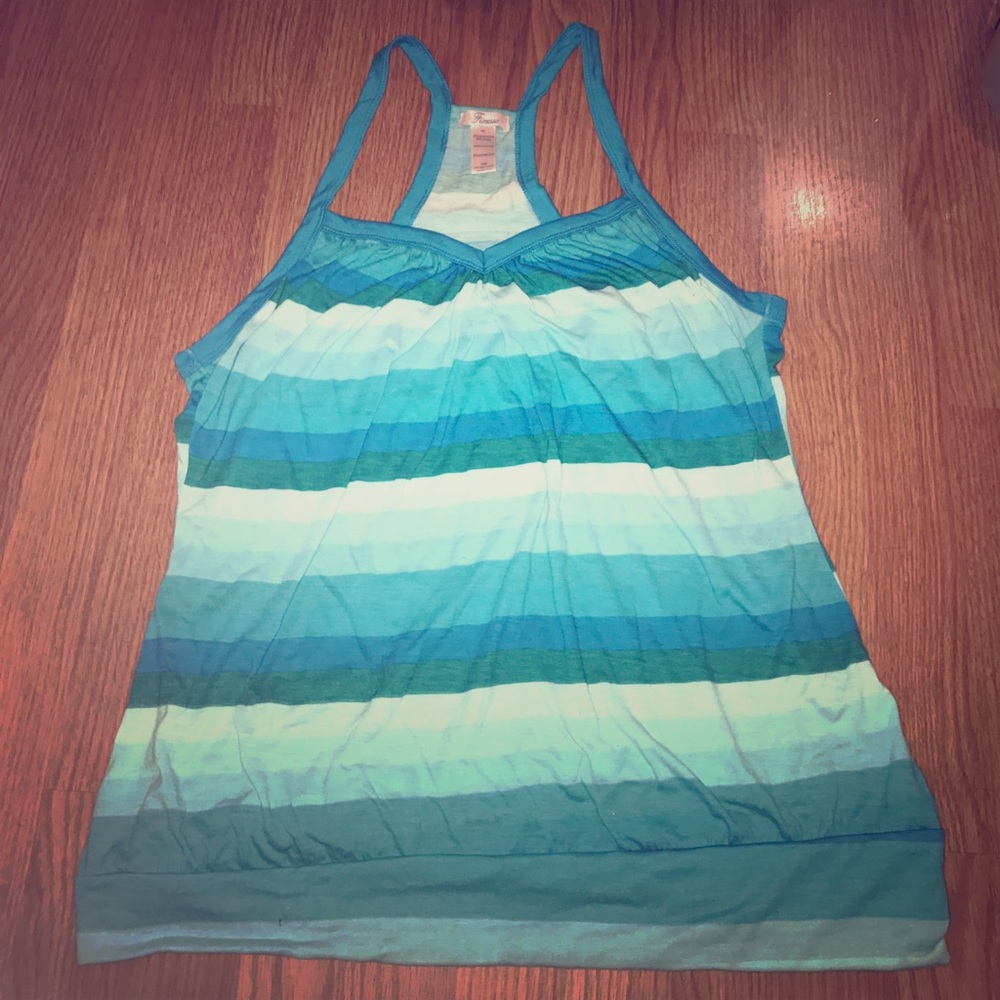 💥💥💥3XL blue striped tank
