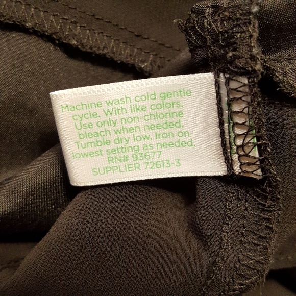 Decree Black Layered Tank - Picture 6 of 7