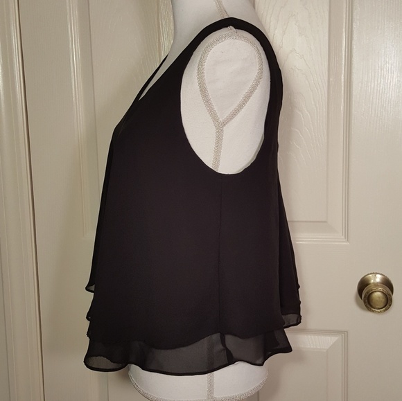 Decree Black Layered Tank - Picture 3 of 7