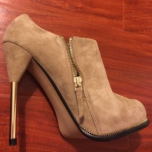Zara suede boots - Tan