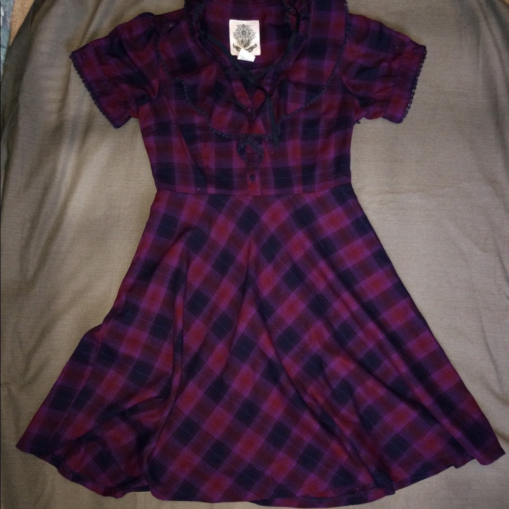 Quirky Plaid BB Dakota dress