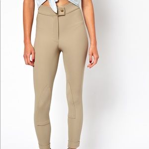 American Apparel Taupe Riding Pants