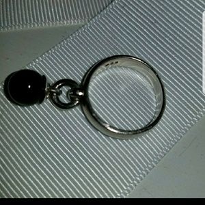 Tiffany  & Co. Sterling Onyx Ring
