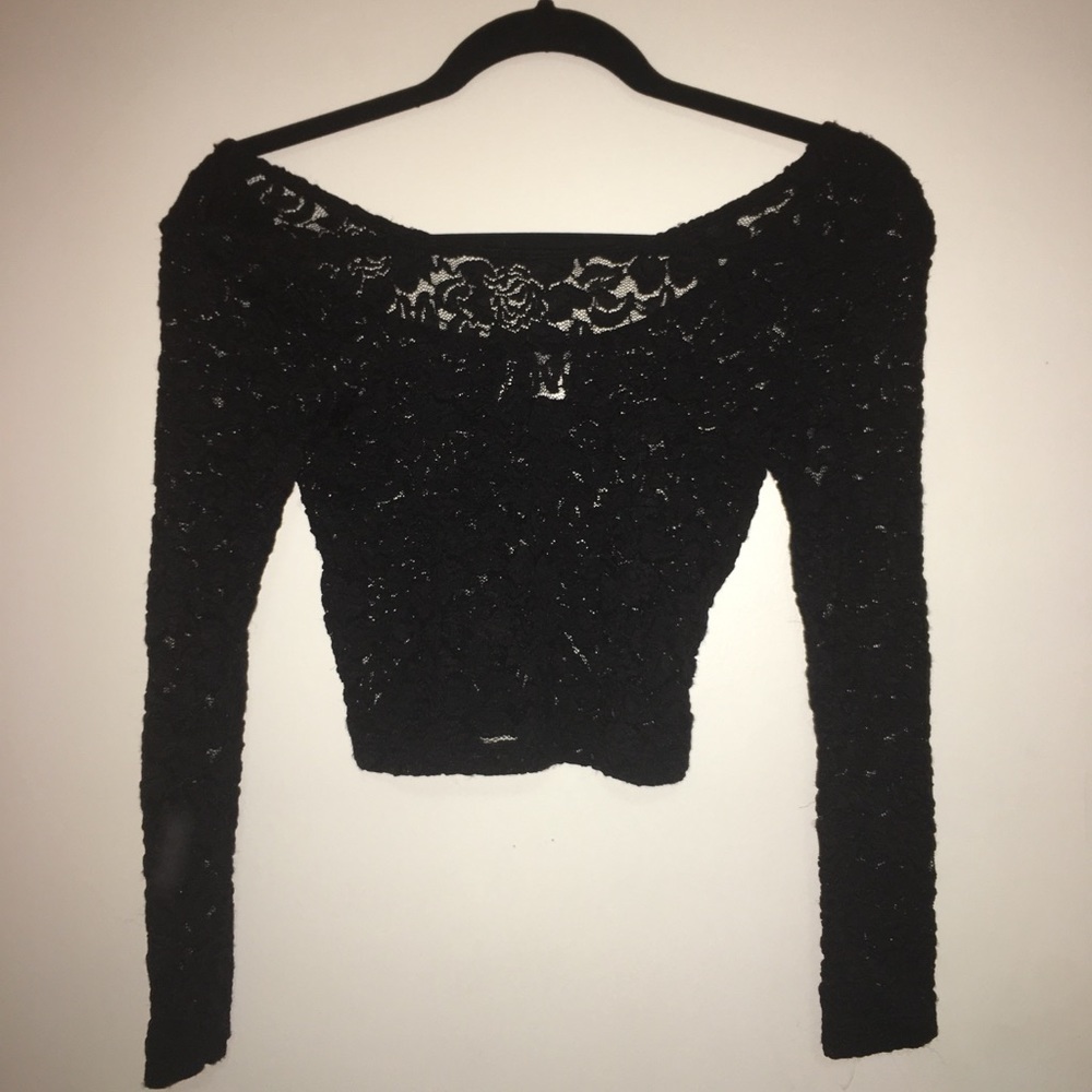 Lace crop top