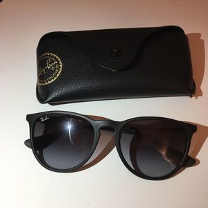 RayBans Erika sunglasses with case