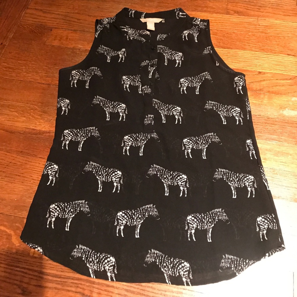 Banana Republic sleeveless dress blouse