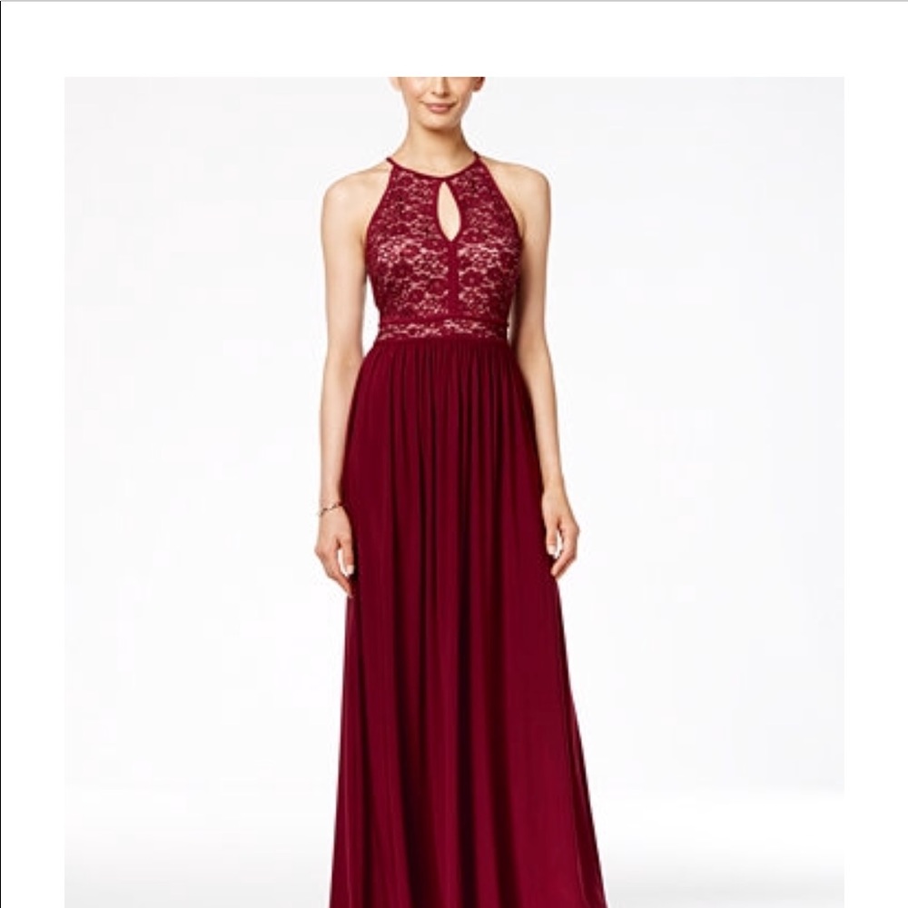 Maroon Formal dress