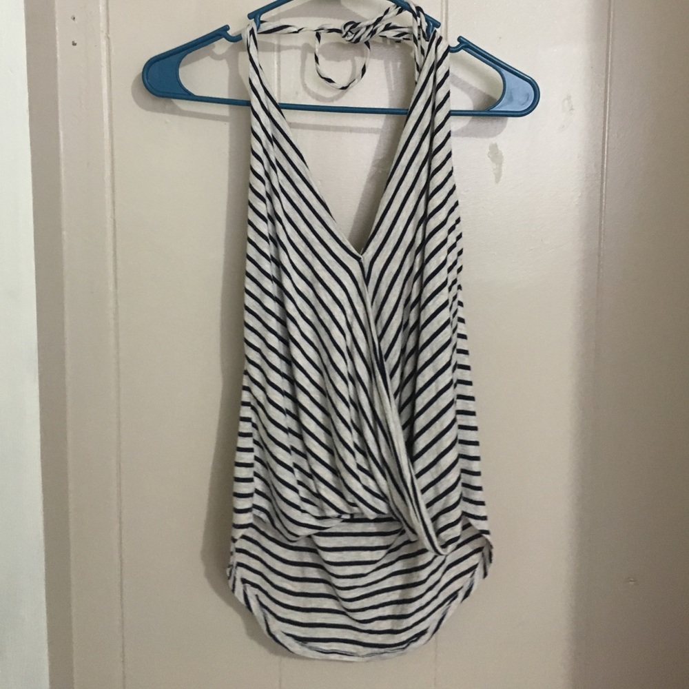 Stripes halter top
