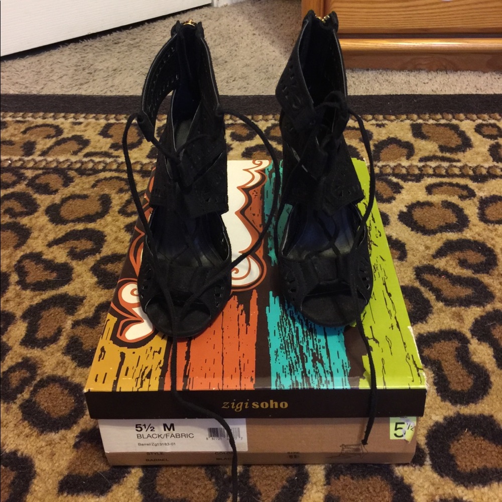 Sexy lace up heels
