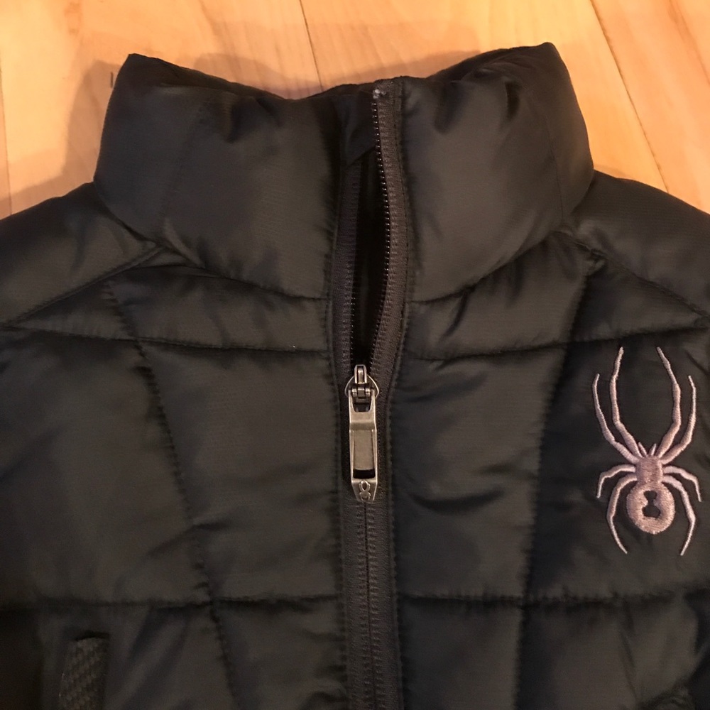 NWT Spyder Mini Pelmo Hybrid Down Jacket - Black