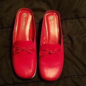 Women's Red mules sz. 7.5