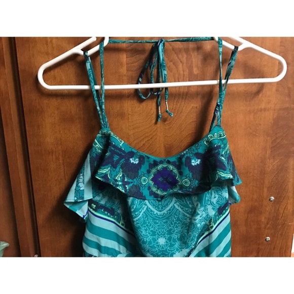 🔴NWOT American Eagle Print Ruffle Dress size 2 - Picture 6 of 6