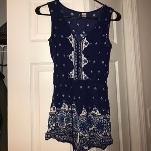 SUPER cute blue tribal print romper!!!!