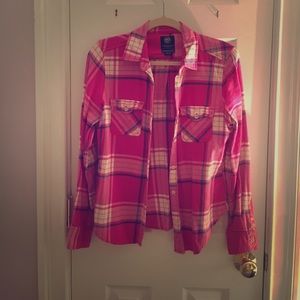 Hot Pink Flannel