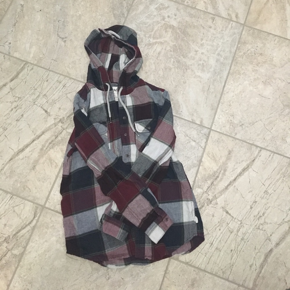 ❗️CUTE FLANNEL HOODIE❗️