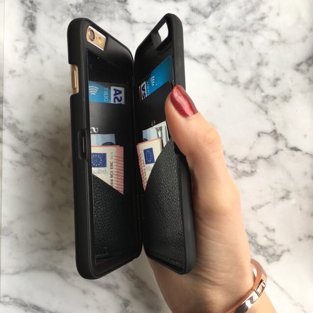 Flip mirror wallet iPhone 6/6s/6+/7/7+ case