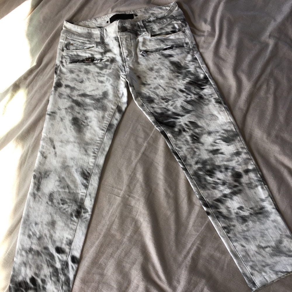 Barbara Bui Tie Dye Denim Trousers