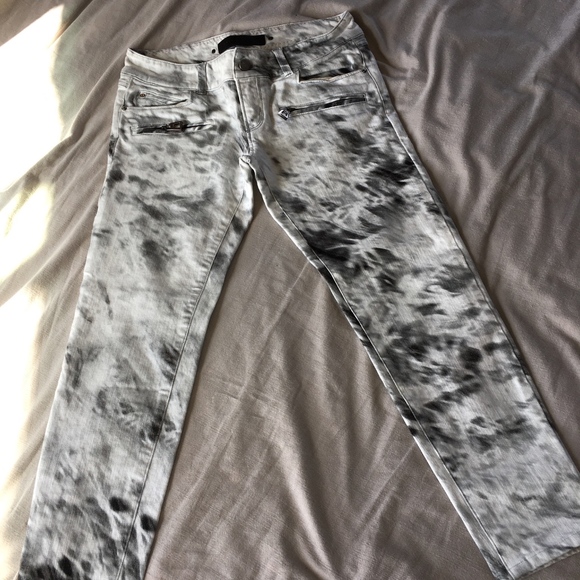 Barbara Bui Tie Dye Denim Trousers - Picture 3 of 4