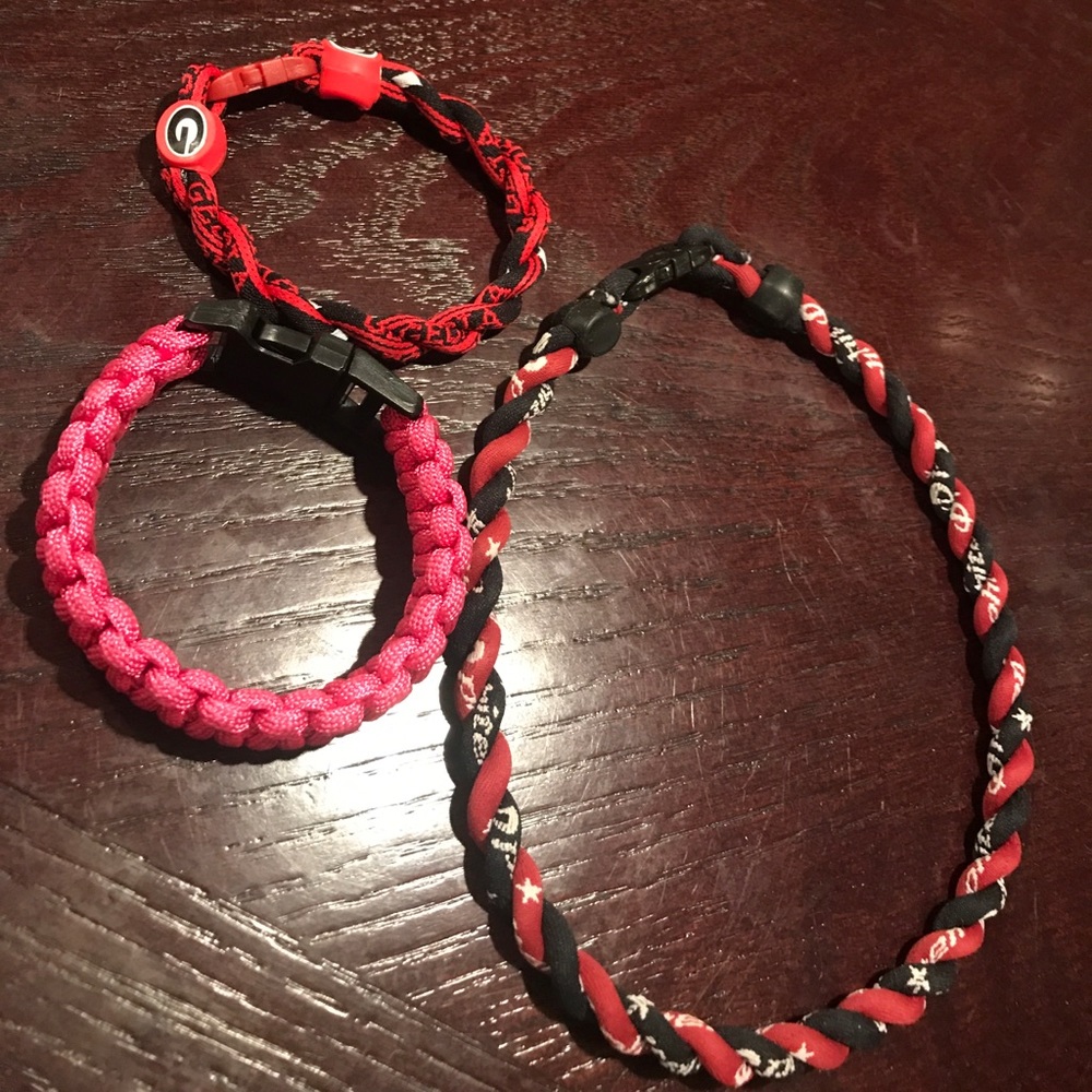 Necklace and bracelet bundle