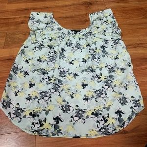S Banana Republic Floral Blouse