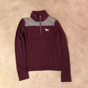 NWOT PINK quarter zip
