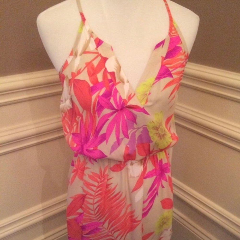 Alice & Trixie silk sun dress size s