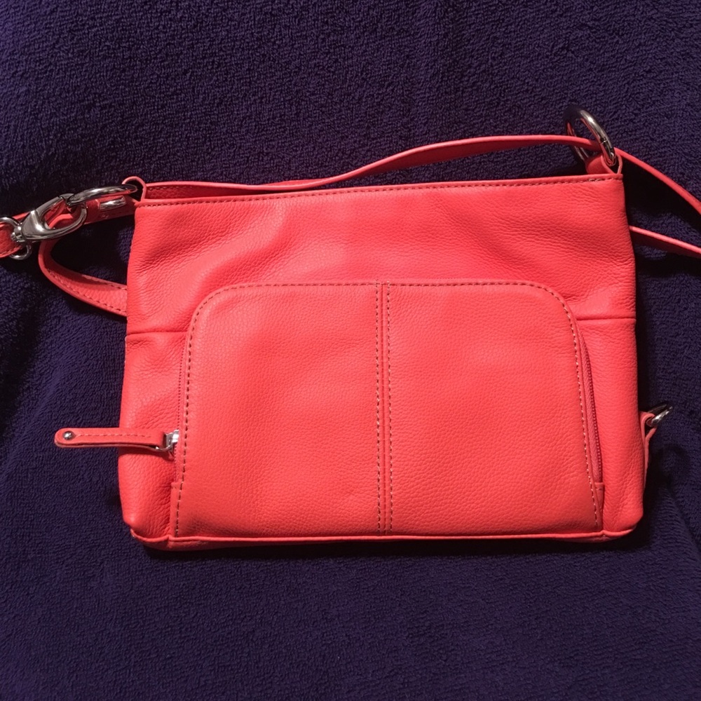NWT Tignanello orange bag