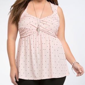 Pink Polka Dot top