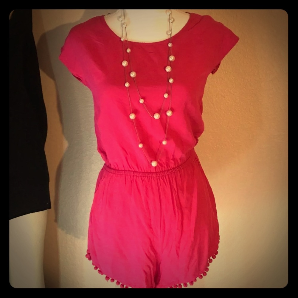 Pink romper