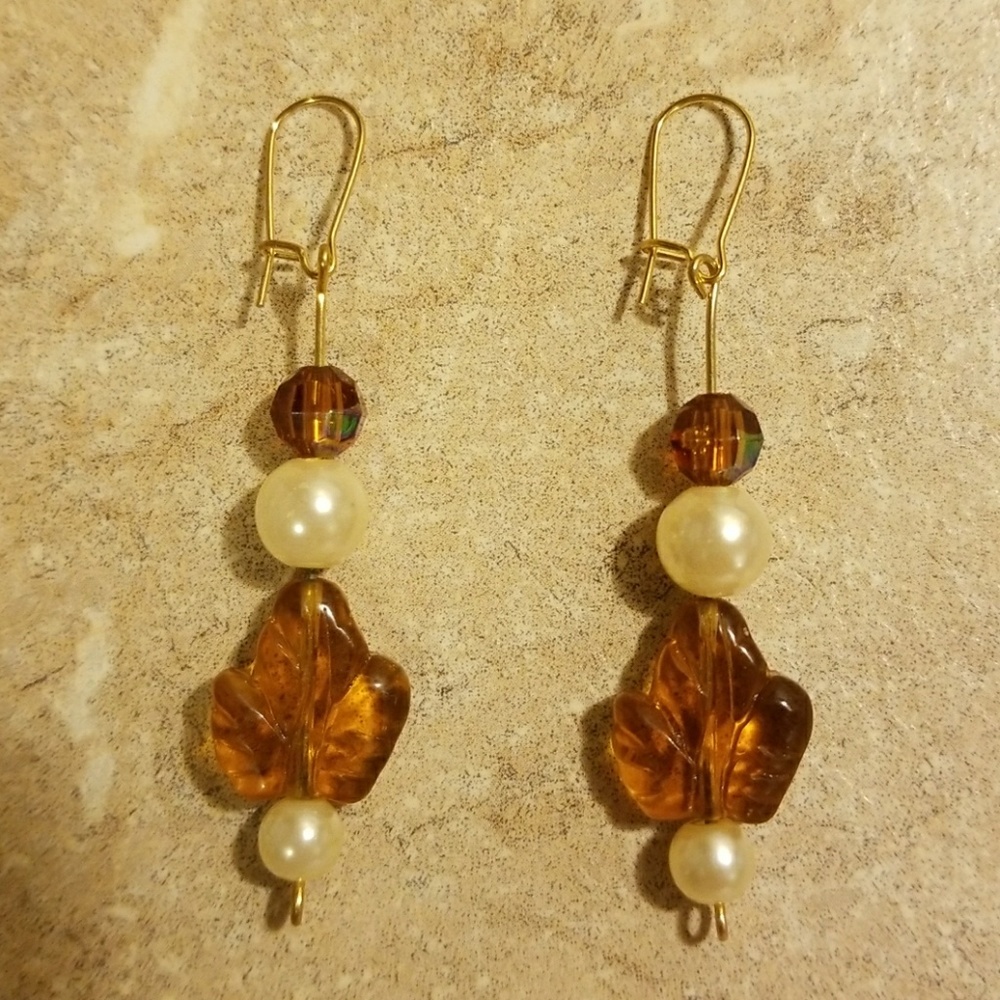 Handmade bead earings