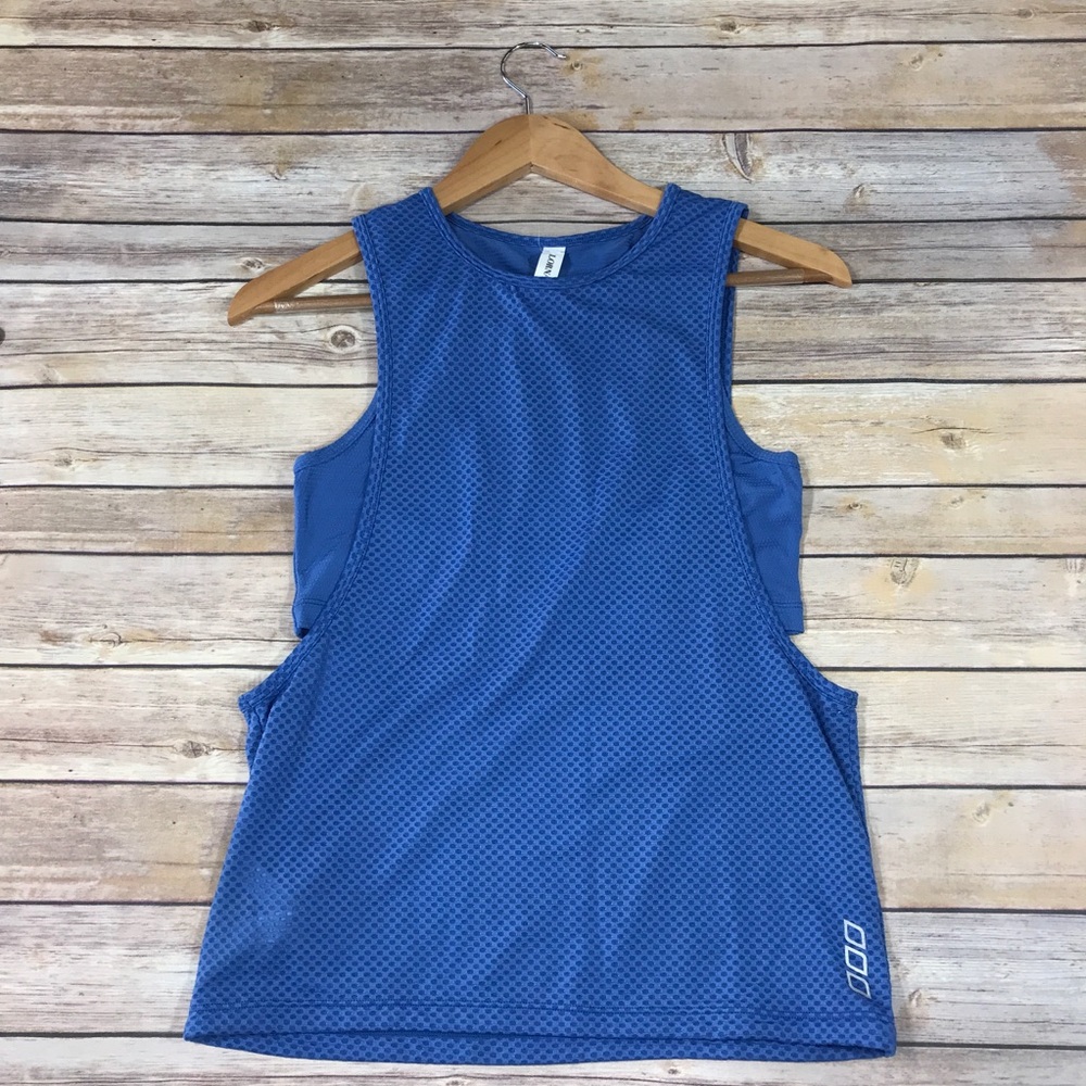 Lorna Jane Active Sky Blue Workout Tank