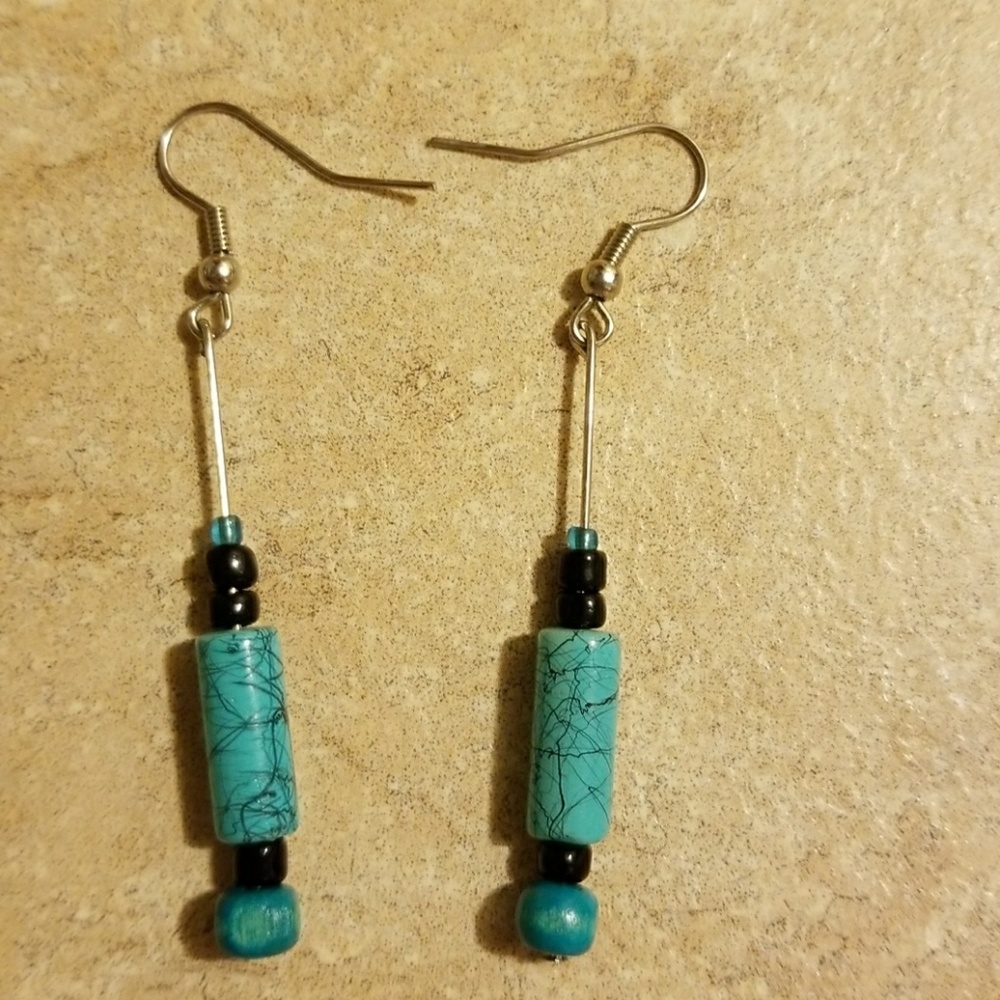 Handmade bead earings