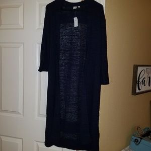 Navy blue duster cardigan*final markdown*
