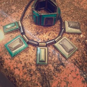 Matching bracelet and necklace from bebe