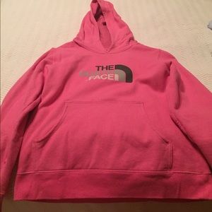 Girls North Face sweatshirt