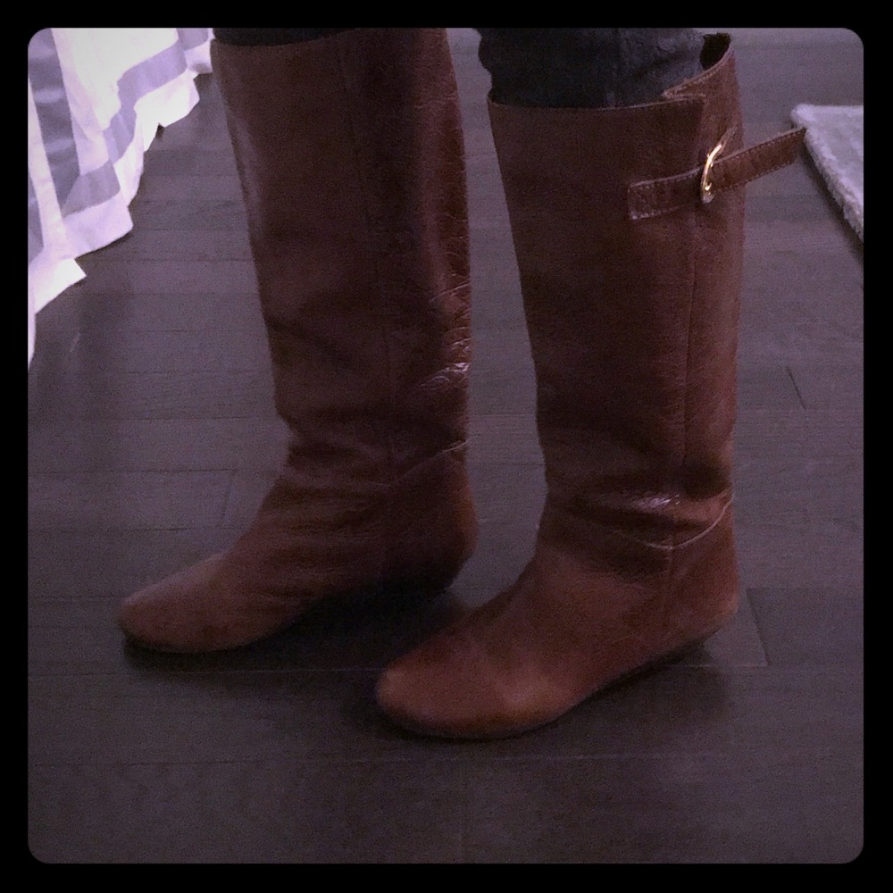 STEVE MADDEN- Tall 100% leather boots