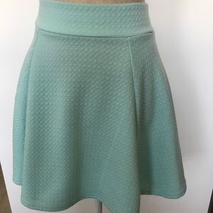 H&M Mint Circle Skirt