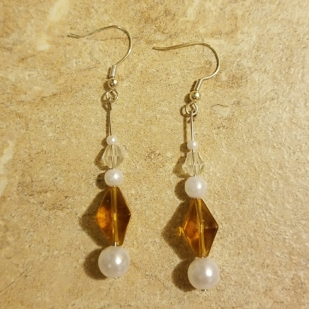 Handmade bead earings