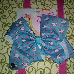 Jojo siwa unicorn bow new!
