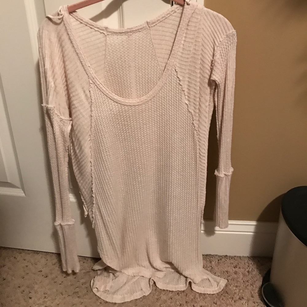 Long sleeve free people tunic