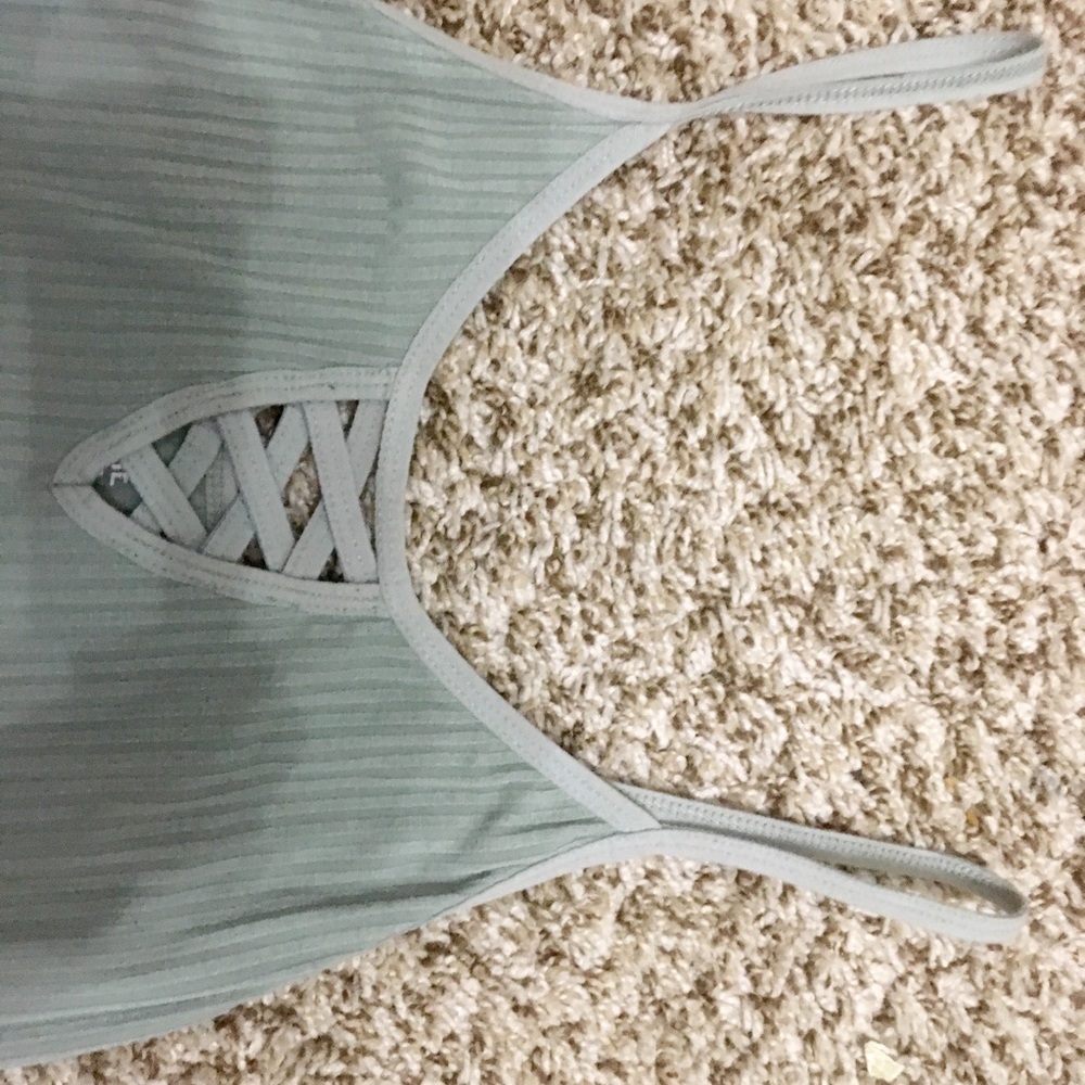 Cross Hatch Tank Top