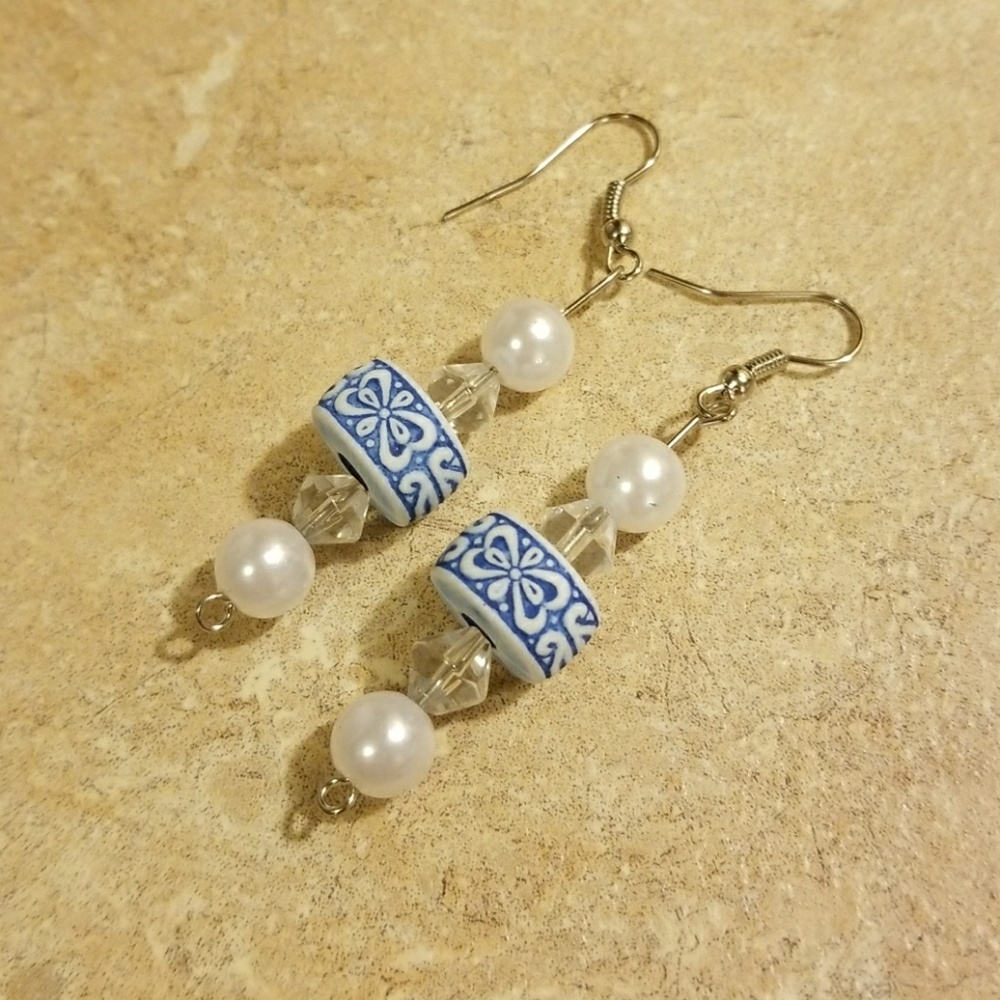 Handmade bead earings