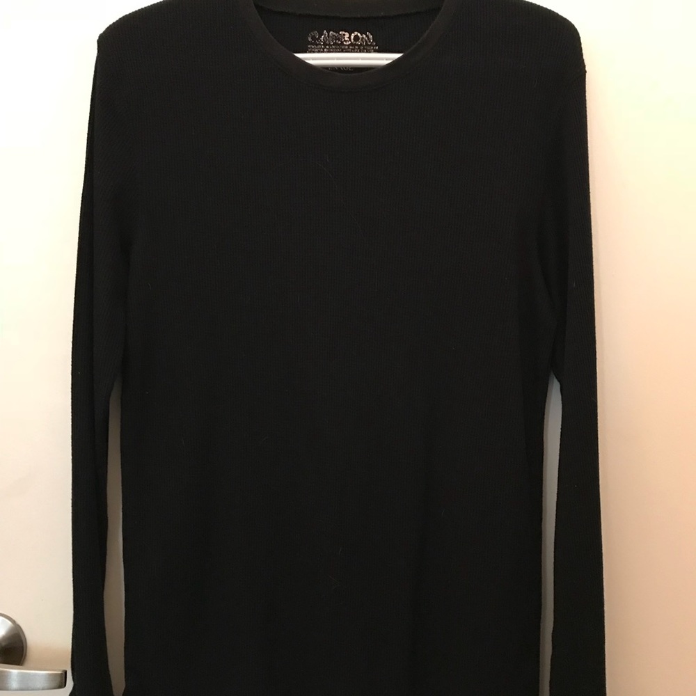 Carbon Black Thermal Shirt. LIKE NEW.