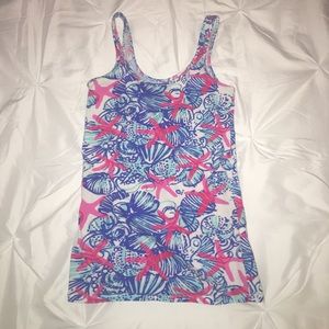 Lilly Pulitzer SheSheShells Tabbie Tank
