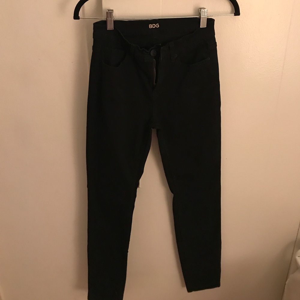 Black high waisted skinny jeans