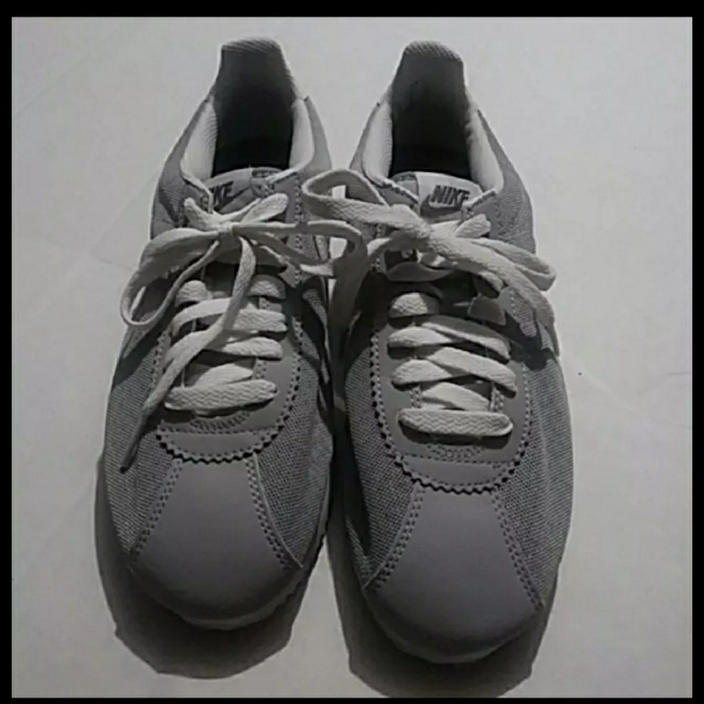 Grey nike cortez