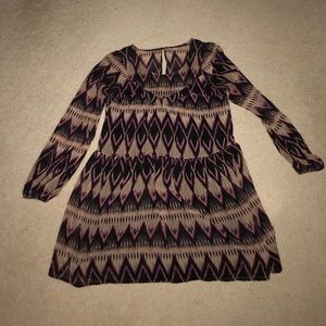 Aztec Boho Express Dress NWOT